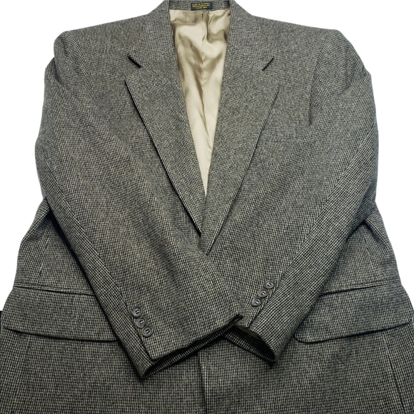 Holbrook Mens Blazer Size 42 S Camelhair Wool Blend - Picture 4 of 7
